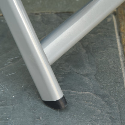 Outsunny Conjunto De 2 Tumbonas Reclinables Y Plegables 78x58x110 Cm Gris_3