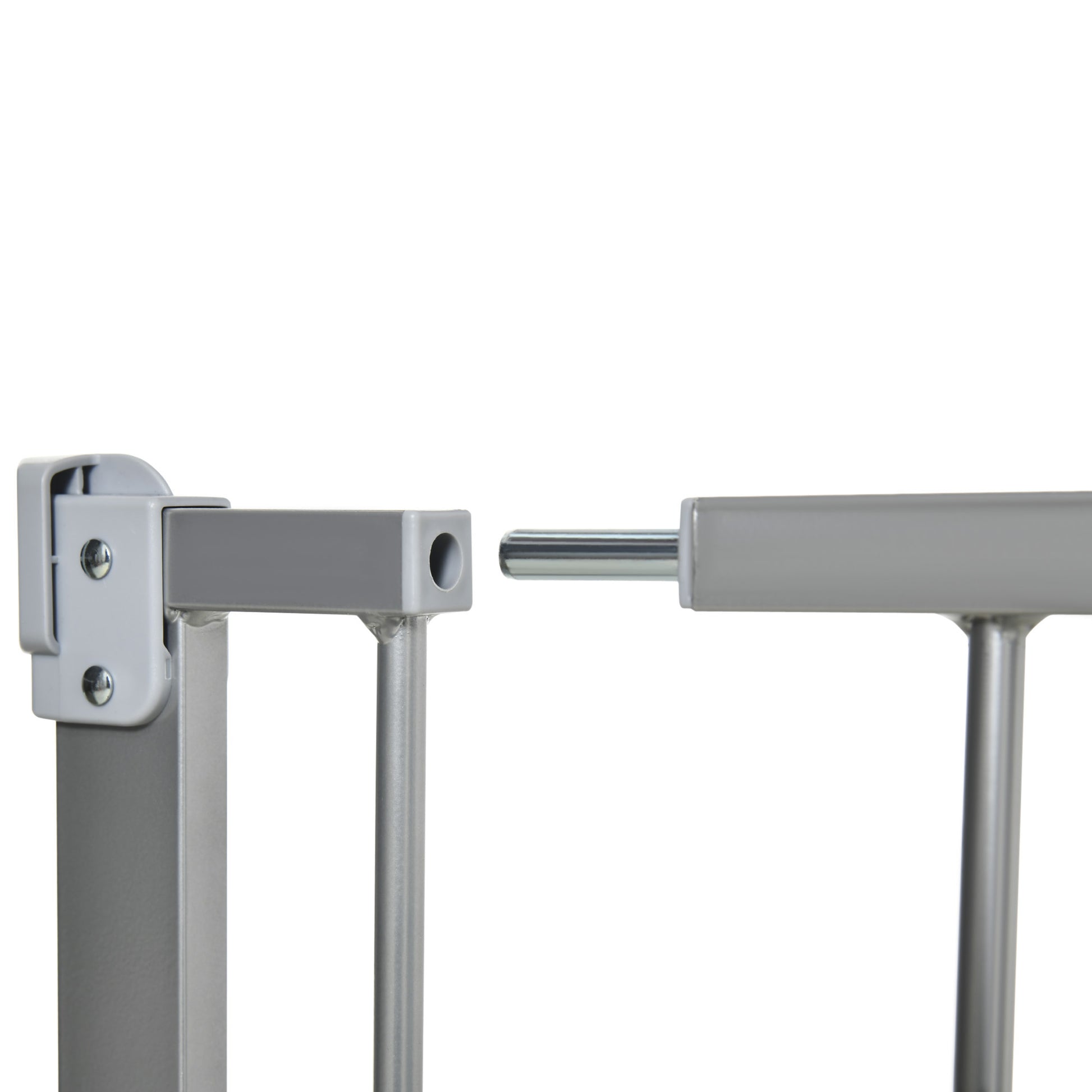 Pawhut Barrera Seguridad De Perros Escaleras Puertas 74-105 Cm Con 2 Extensiones_3