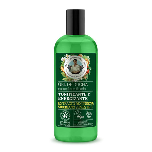 Agafia Natura Siberica Gel de Banho Tonificante e Energizante Natural Certificado 260 ml