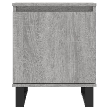 Mesita De Noche Madera De Ingeniería Gris Sonoma 40x30x50 Cm_3