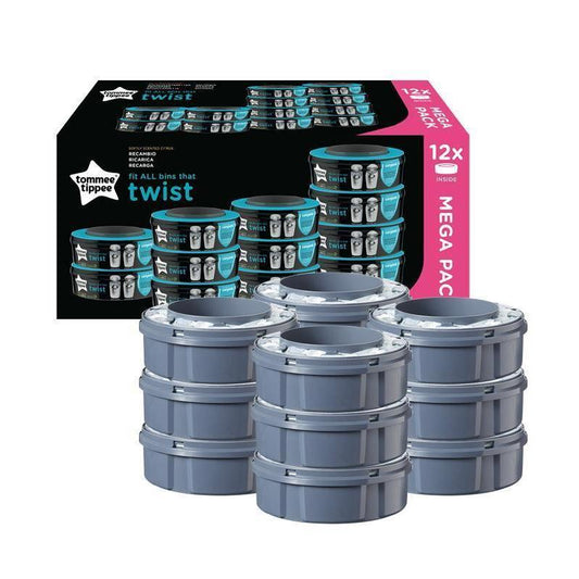 12 recargas para balde de fraldas Twist&amp;Click