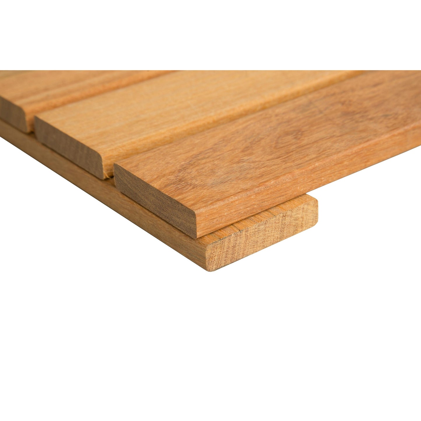 Embalagem de 4 peças de madeira tropical 60 x 60 Dioco 60 x 60 cm