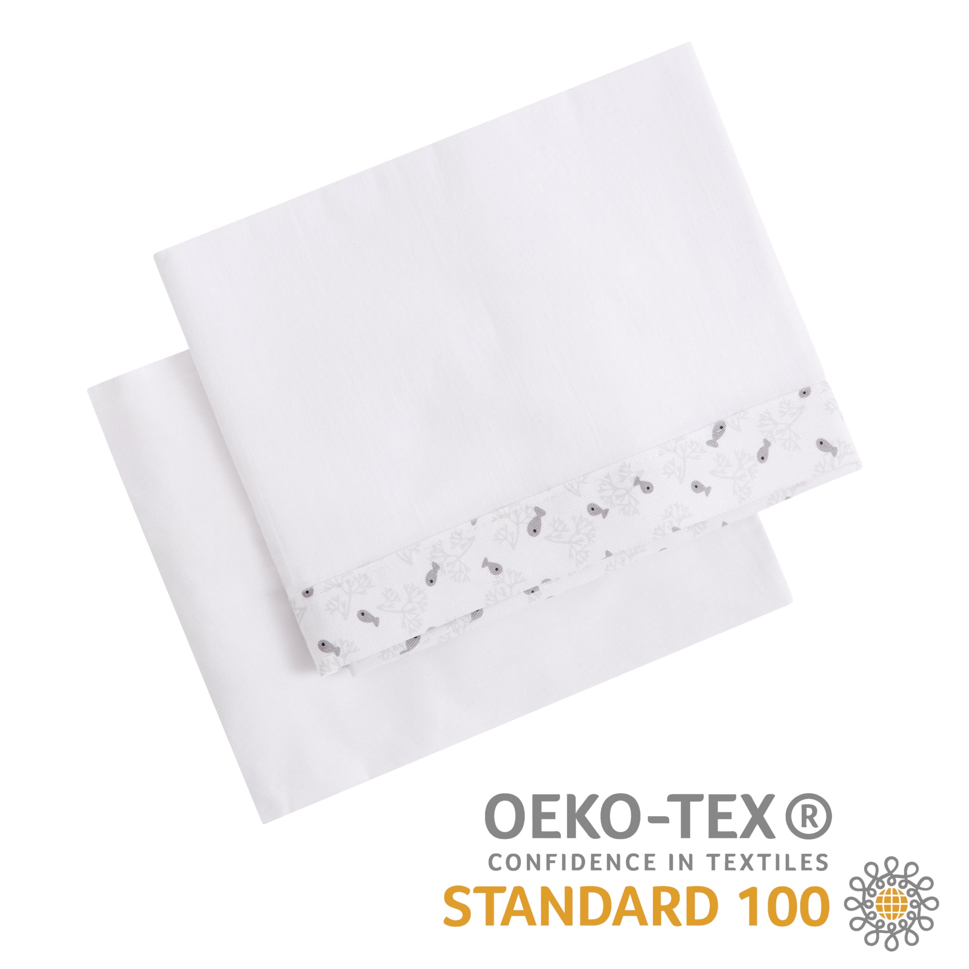 Juego De Sábanas Para Cuna 60x120 Cm, Algodón 100%, Certificado Oeko-tex®, Bajera Y Encimera Textil (grey Atlantis)_3