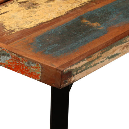 Mesa De Bar De Madera Maciza Reciclada 150x70x107 Cm_3