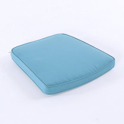 Cojín Para Sillas De Jardín, Forma Curva, Color Turquesa, Tamaño 45x47x5 Cm, Repelente Al Agua, Desenfundable_2