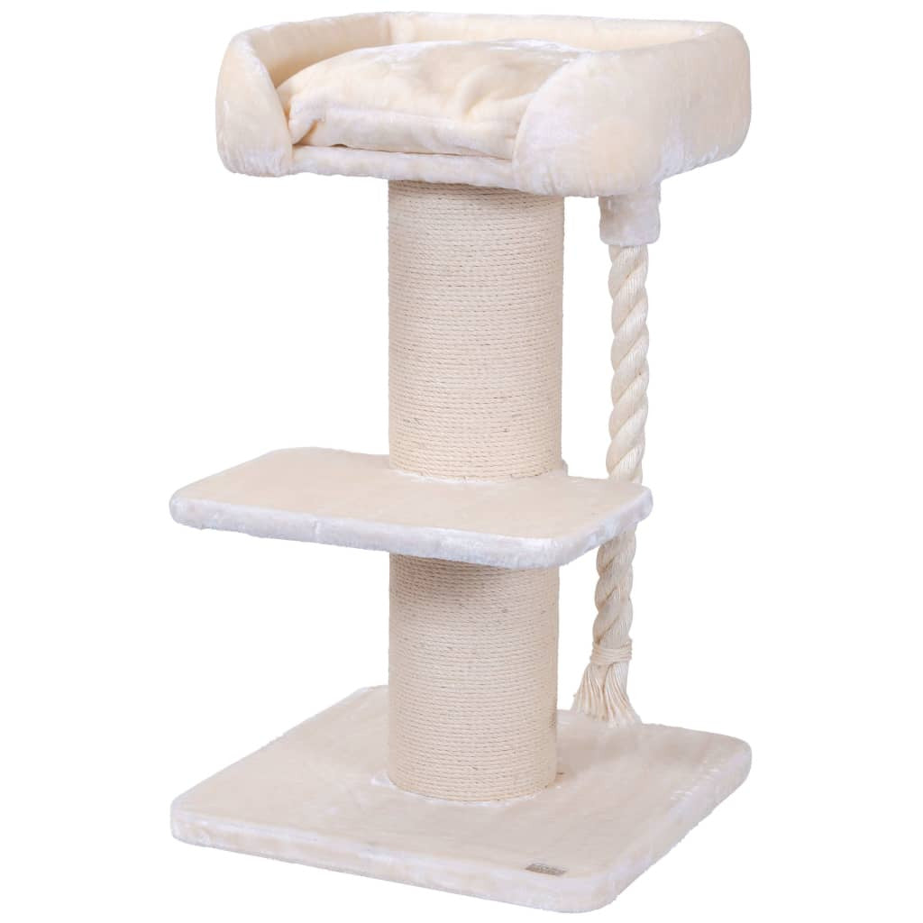 Quapas! Árbol Rascador Para Gatos Ruffles Crema 60x60x115 Cm_4