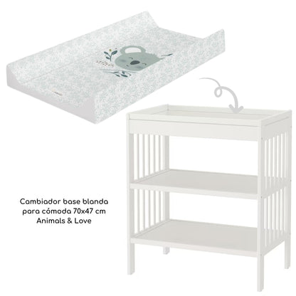 Cambiador Base Blanda Para Cómoda 70x47 León_5