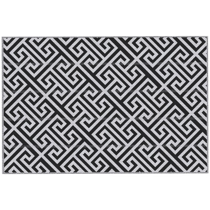 Outsunny Alfombra De Exterior Reversible 182x274 Cm Con Patrón Geométrico_0