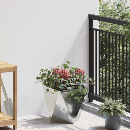 Jardinera 2 Uds. Plateado 30 X 30 X 30 Cm Acero Galvanizado_3