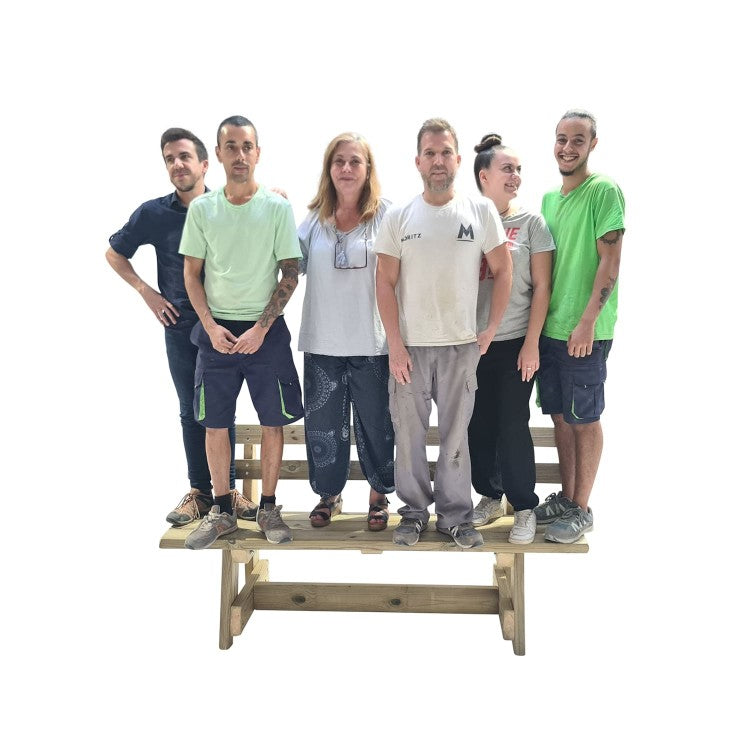 Banco De Madera Con Respaldo Masgames Vic._5