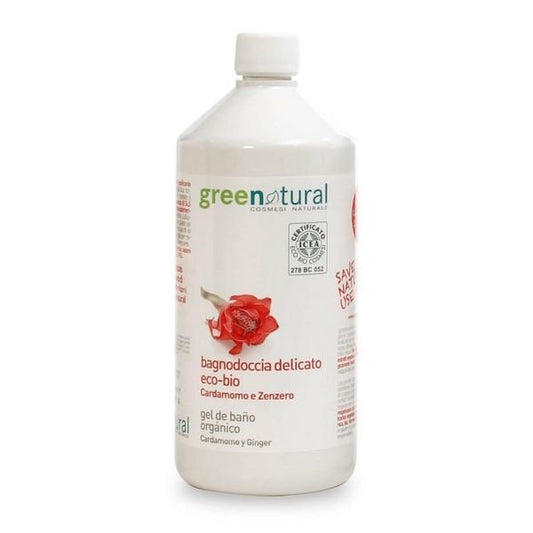 Gel de banho Greenatural com cardamomo e gengibre 1 L