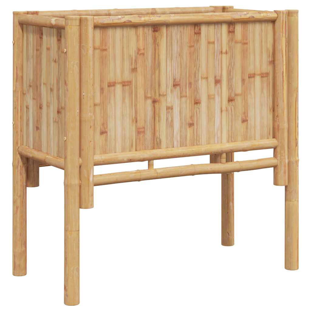 Cama Elevada Marrón 70 X 35 X 70 Cm Bambú_0