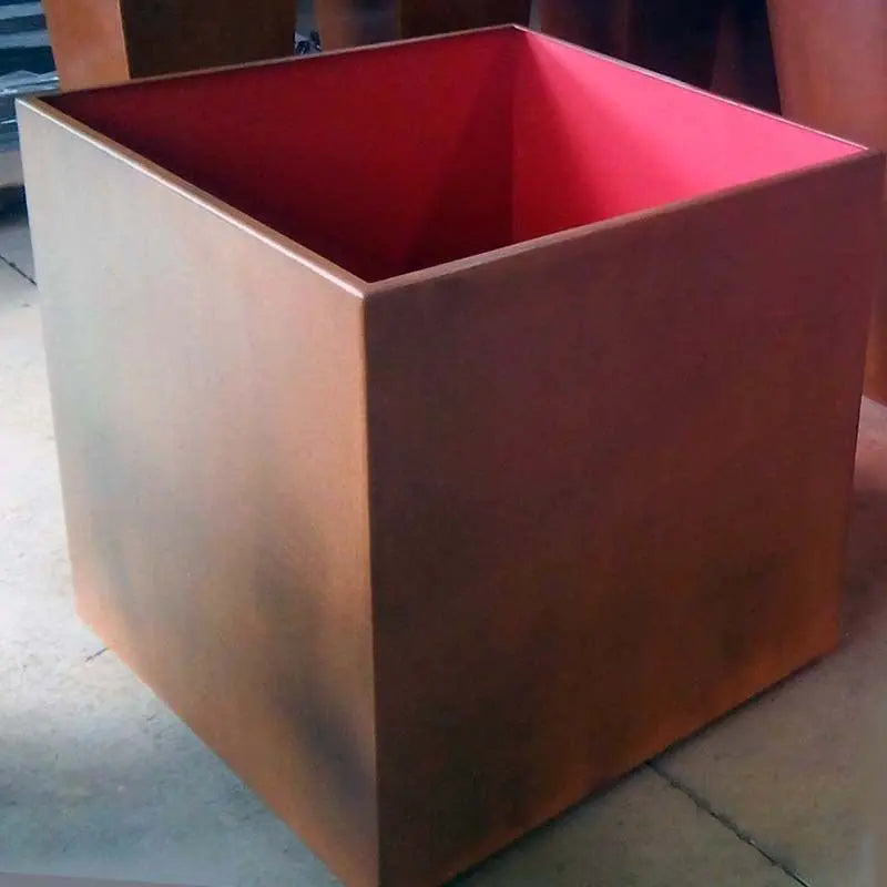 Jardinera Cubo Acero Corten / Unidad / 60x60x60 Cm_4