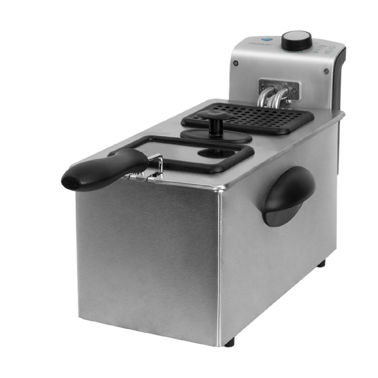 Freidora Eléctrica Cleanfry 3000 Full Inox. 3l, Acero Inoxidable, Filtro Oilclean, 2180w De Potencia, Tapa Con Ventana De Visión Y Filtro Antiolores_0