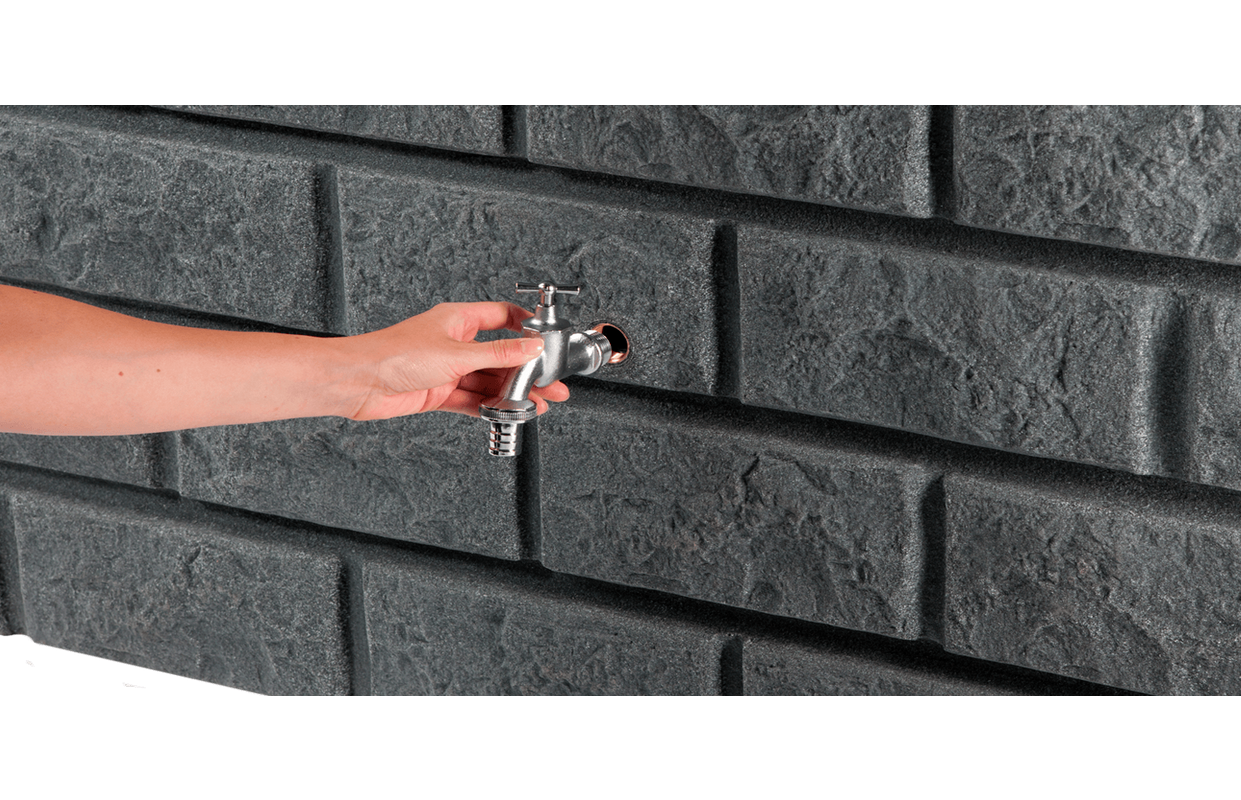 Depósito de agua de lluvia Rocky granito Graf 400 L_1