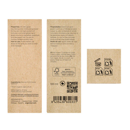 Óleo de Rícino Biológico Arganour 100 ml