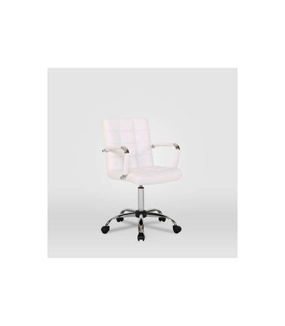 Silla De Oficina Isabella En Blanco. Alto: 89-104, Ancho: 51, Fondo: 49._1