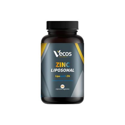 Zinc Liposomal VECOS (90 cápsulas) | Salud Inmunológica, piel, cabello y uñas | Alta Absorción de Tecnología Liposovit®_0