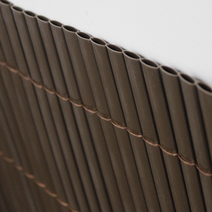 Cañizo Pvc Doble Cara| 1,5x3 M| Color Marron| Lamas 11 Mm| Composición 100% Pvc| Bridas Sujeción Incluidas_5