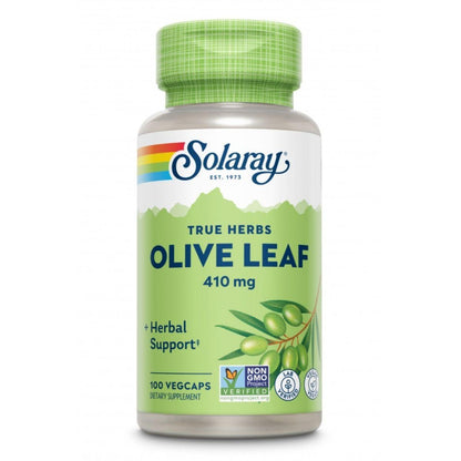 FOLHA DE OLIVEIRA 410 MG 100 Cápsulas Solaray