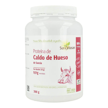 Embalagem de 5 x Proteína de Caldo de Osso 300 g Sura Vitasan