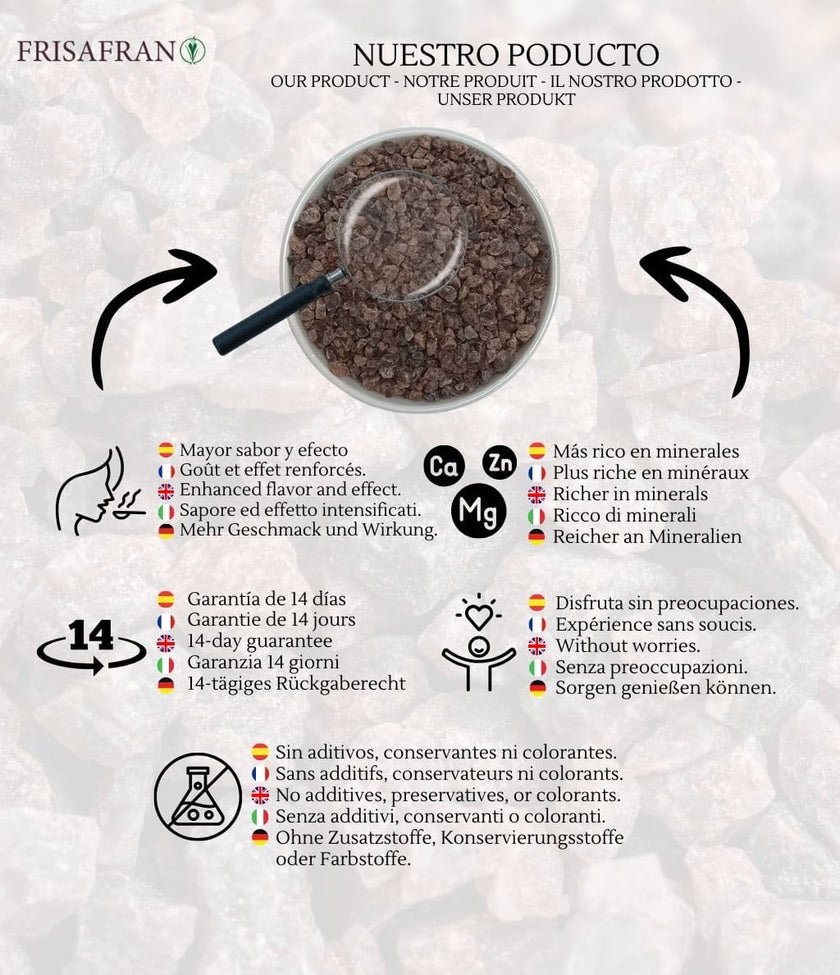Sal Negra Del Himalaya Gruesa - Calidad Y Sabor | Frisafran 500 G_4