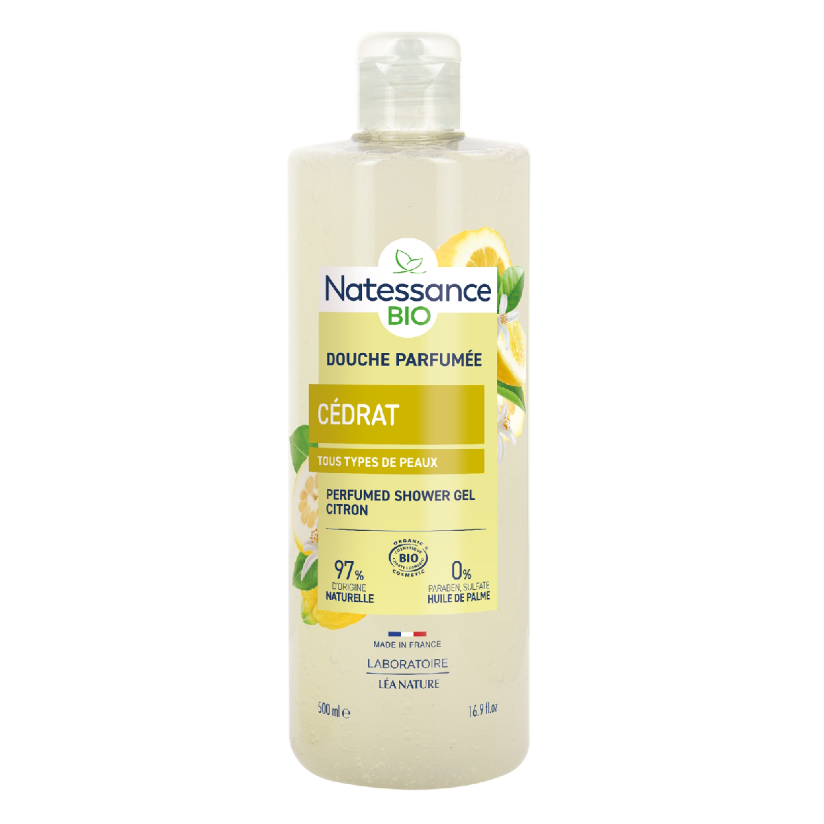 Gel de Ducha de Cidra Natessance 500 ml