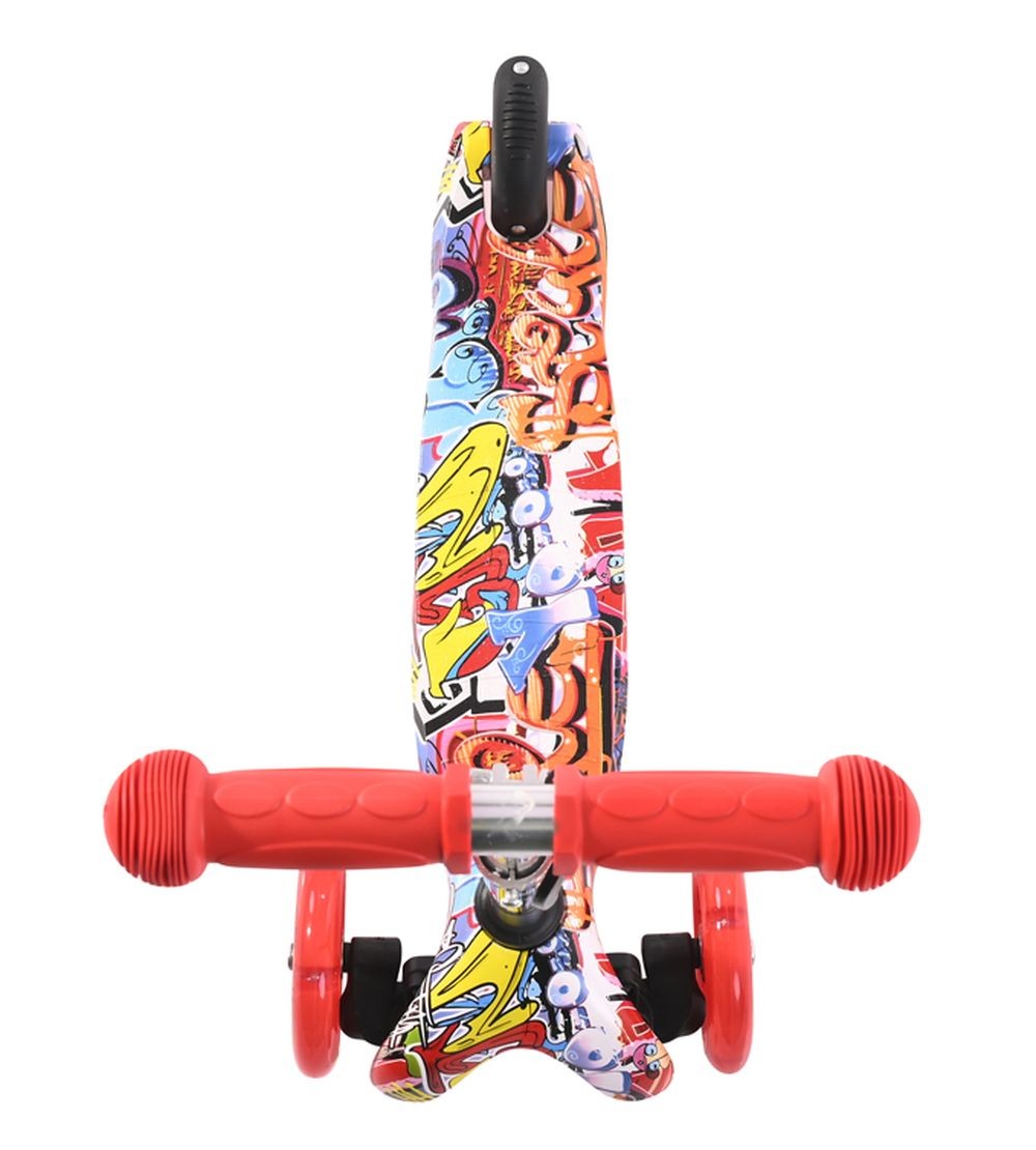 Patinete Infantil Con Luces En Las Ruedas Mini Graffiti_3