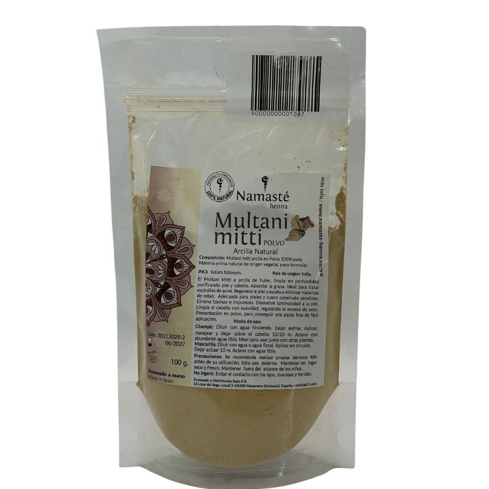 Namasté Arcilla Natural Multani Mitti 100g_1