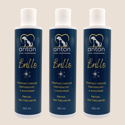 Champú natural para el cuidado del pelaje de perros – Pack 3 x 250 ml_0