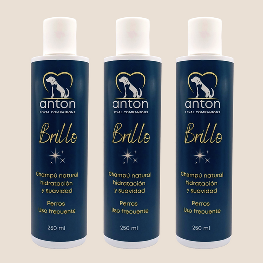 Champú natural para el cuidado del pelaje de perros – Pack 3 x 250 ml_0