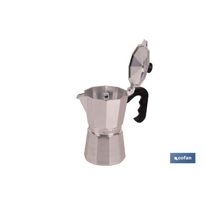 Cafetera Italiana De Aluminio Para Inducción 12 Tazas_2