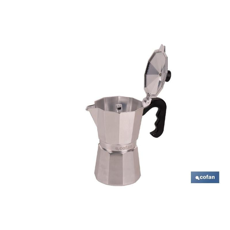 Cafetera Italiana De Aluminio Para Inducción 12 Tazas_3