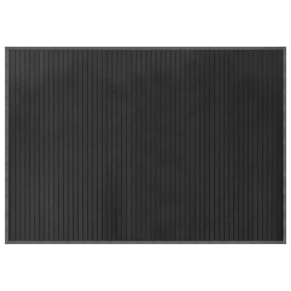 Vidaxl Alfombra Rectangular Bambú Gris 70x100 Cm_0