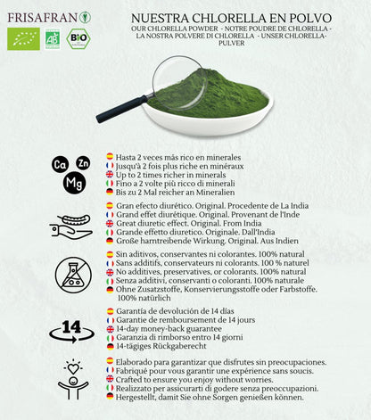 Chlorella Ecológica En Polvo - Calidad Y Sabor | Frisafran 2 Kg_2