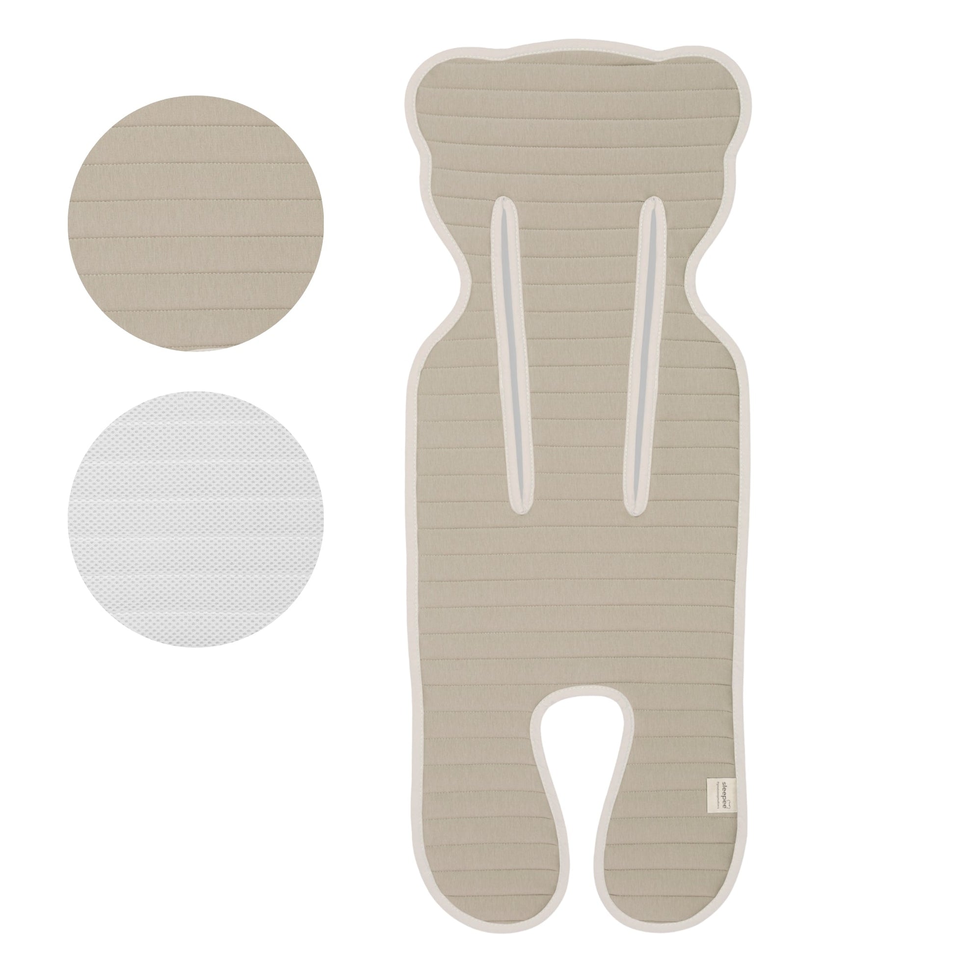 Colchoneta Unviersal Transpirable Para Silla De Paseo Sand_1