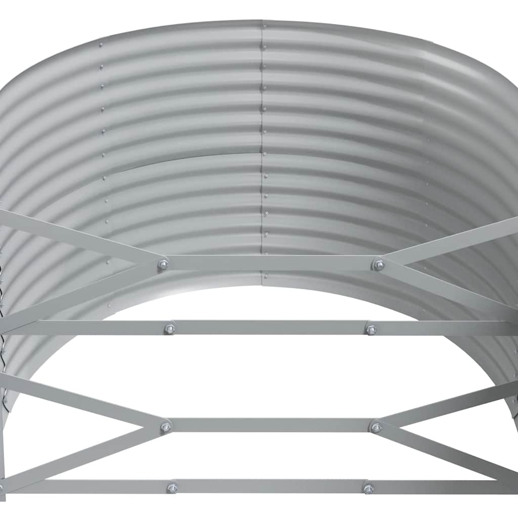Jardinera Arriate Acero Galvanizado Antracita 249x100x68cm_4