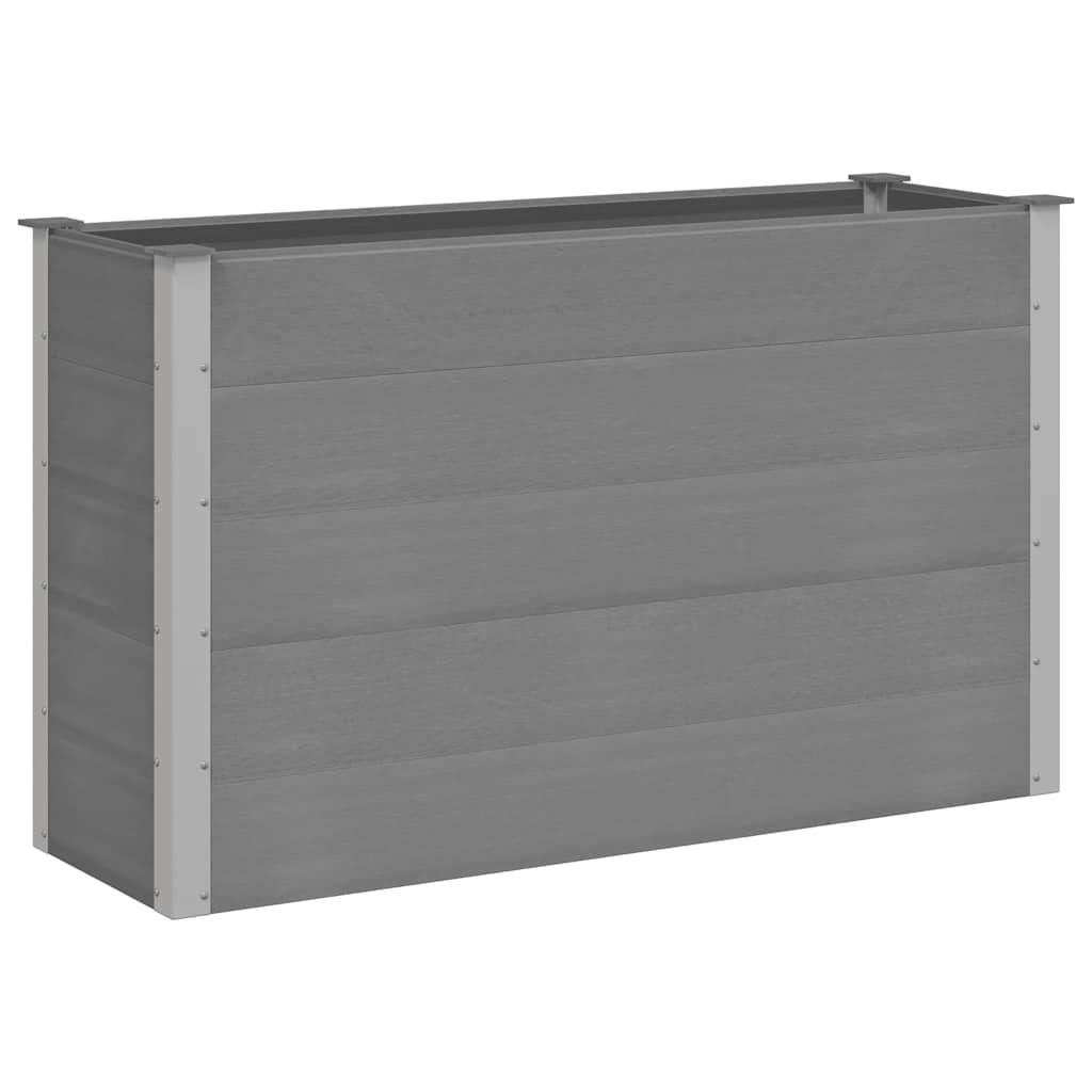 Arriate De Wpc Gris 150x50x91 Cm_0