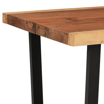 Mesa De Centro De Madera Maciza De Suar 102x54x41 Cm_4