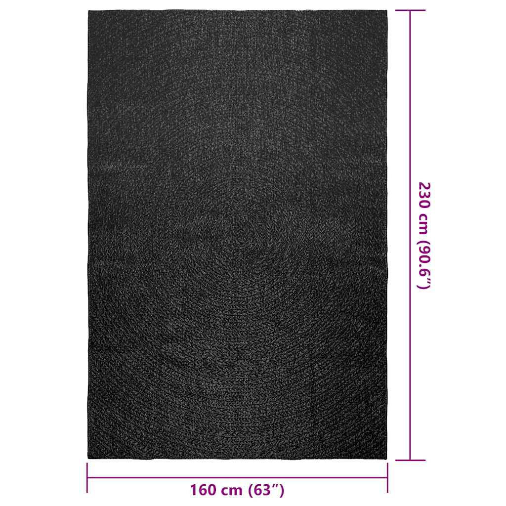 Vidaxl Alfombra Zizur Apariencia Yute Interior Exterior Antracita_2