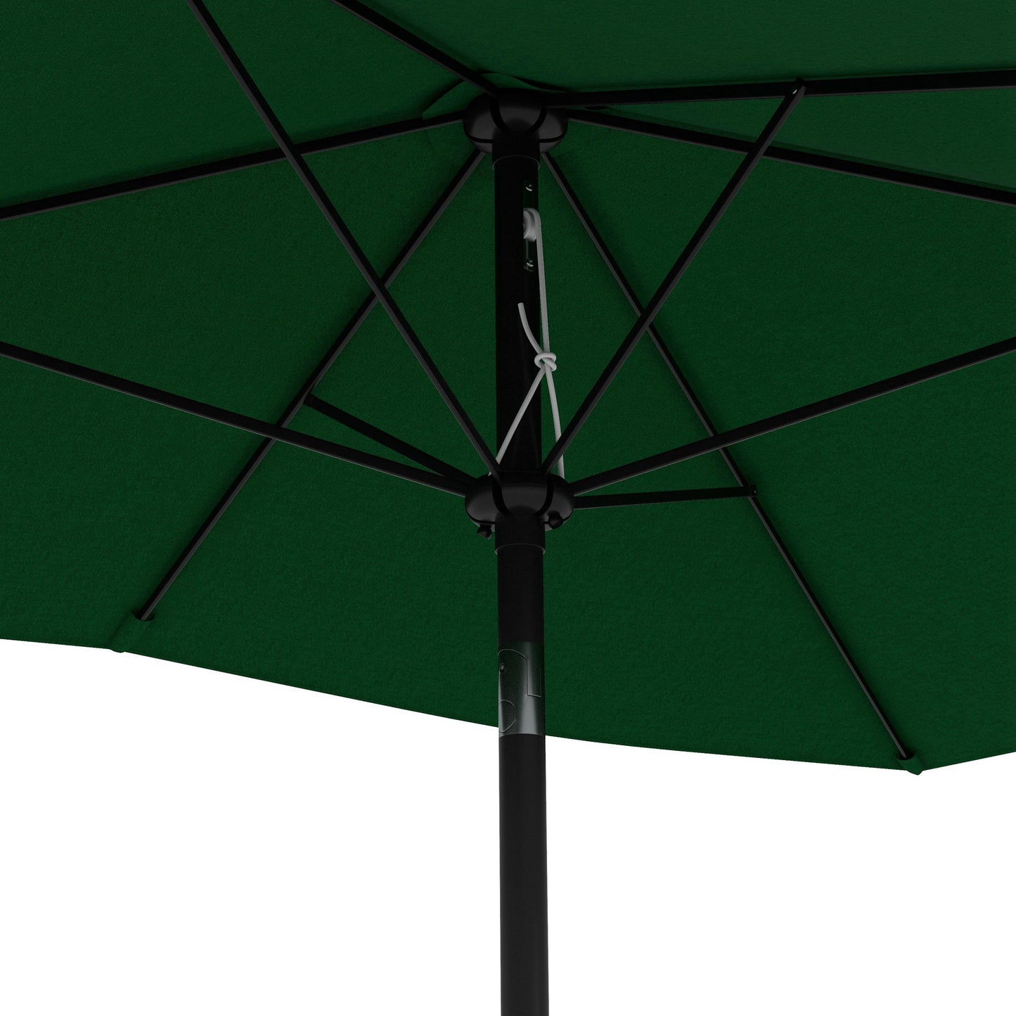 Outsunny Sombrilla De Jardín 290x200x248 Cm Ángulo Ajustable Verde_4