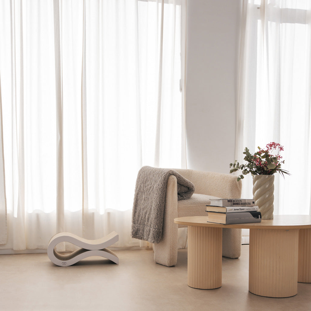 Rascador Para Gatos Ondulado, Cartón Corrugado, Reversible_3