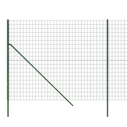 Cerca De Alambre De Acero Galvanizado Verde 2,2x10 M / Vetonek_3