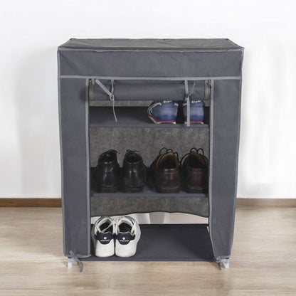 Well Home Caja De Almacenaje En Poliéster Color Gris 60x30x80cm_5