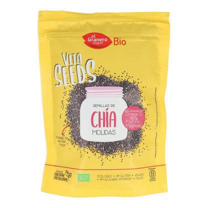 Sementes de Chia Moídas Biológicas Vitaseeds El Granero 200 g