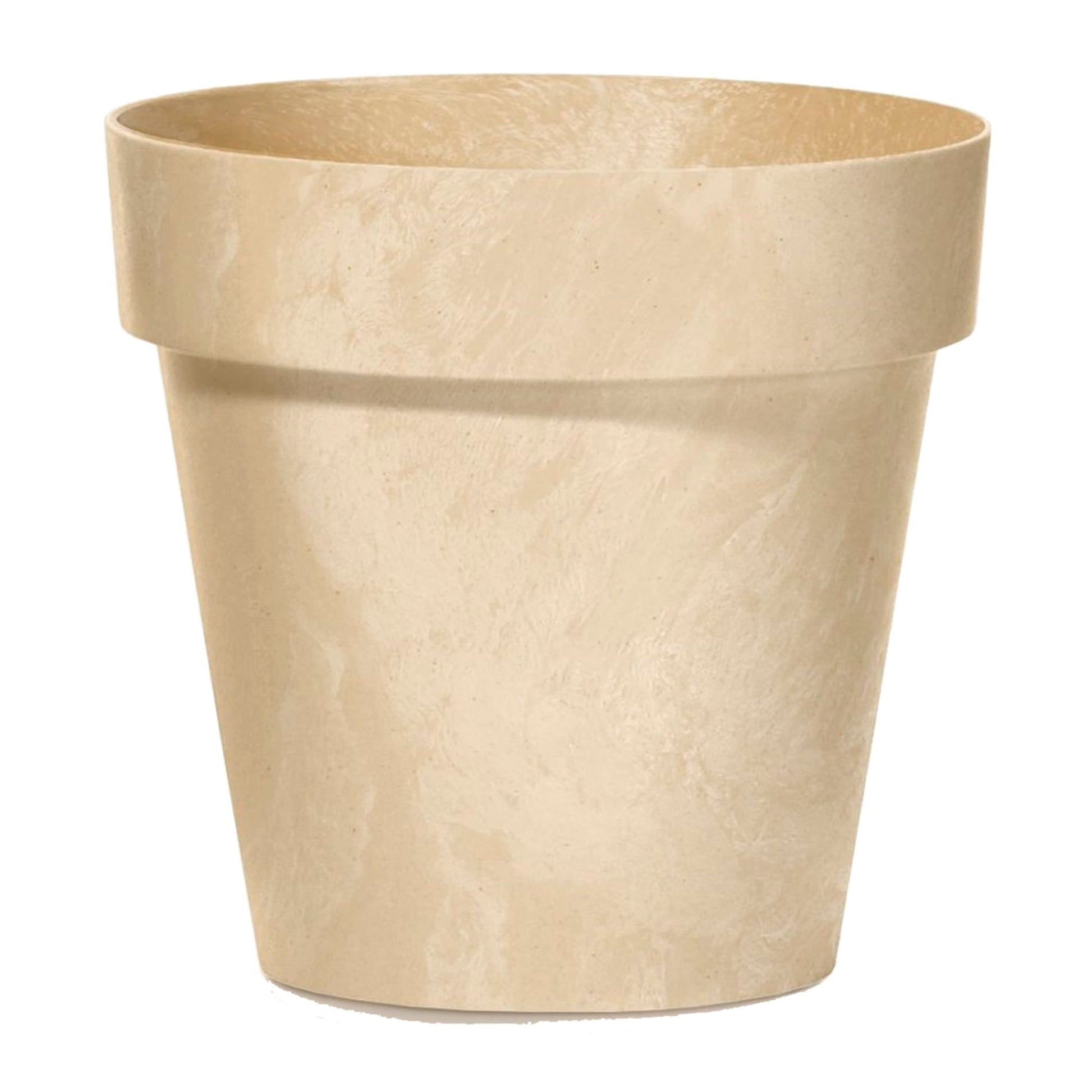 Maceta Cube Beton Effect 3,5l., Dimensiones (mm) 200x200x177, Color Crema_0