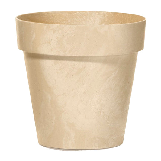 Maceta Cube Beton Effect 3,5l., Dimensiones (mm) 200x200x177, Color Crema_0