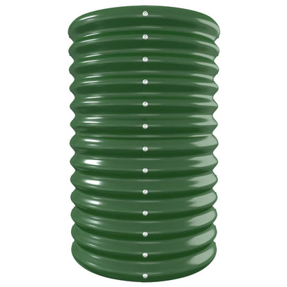 Jardinera Arriate Acero Galvanizado Verde 332x40x68 Cm_3