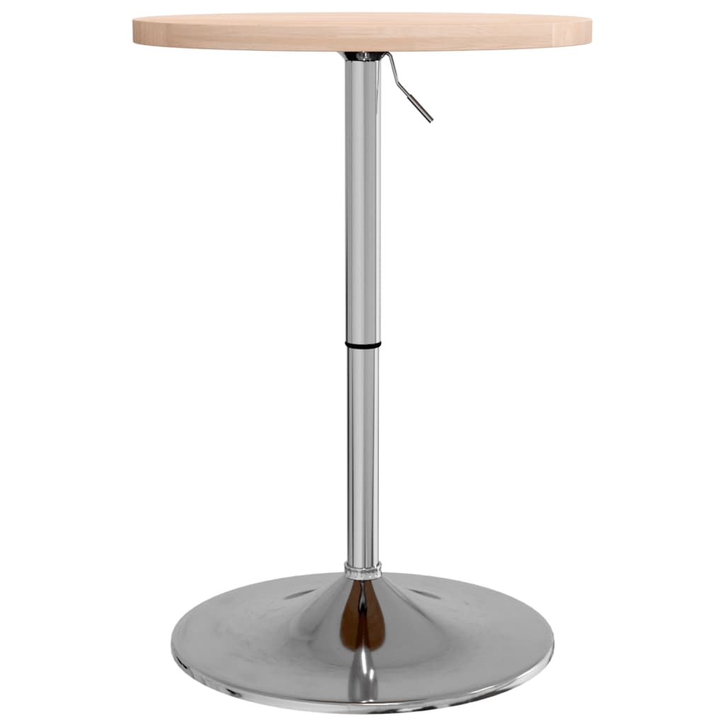 Mesa Alta De Madera Maciza Roble Ø50x90,5 Cm_3