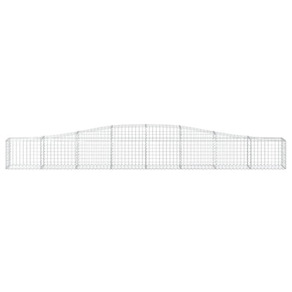 Cestas De Gaviones 20 Uds Forma De Arco Hierro 400x30x40/60 Cm_3